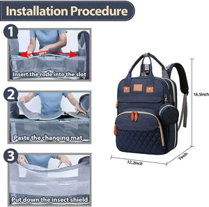 Changing Station Diaper Bag Backpack