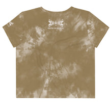 Load image into Gallery viewer, Dragonfly 4 Directions Tie Dye Crop Tee- Hide