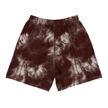 Load image into Gallery viewer, Dragonfly Fire Tie Dye Men's Athletic Long Shorts- Maroon