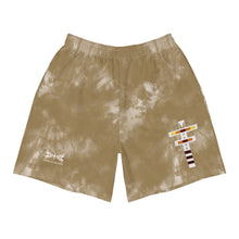 Load image into Gallery viewer, Dragonfly Fire Tie Dye Men's Athletic Long Shorts- Hide
