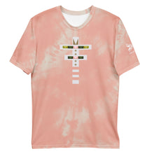 Load image into Gallery viewer, Dragonfly Power Tie Dye Men's Tee- Peach