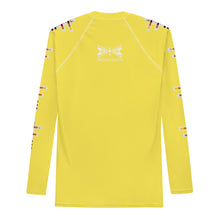 Load image into Gallery viewer, Dragonfly Fire Yellow Men's Rash Guard