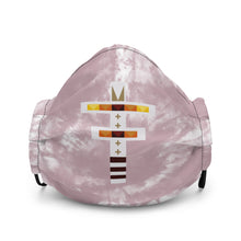 Load image into Gallery viewer, Dragonfly Fire Tie Dye Premium Face Mask- Cheyenne Pink