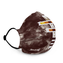 Load image into Gallery viewer, Dragonfly  Fire Dye Premium Face Mask- Maroon