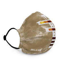 Load image into Gallery viewer, Dragonfly Fire Tie Dye Premium Face Mask- Hide
