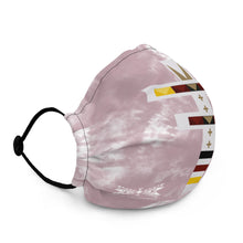 Load image into Gallery viewer, Dragonfly 4 Directions Tie Dye Premium Face Mask- Cheyenne Pink