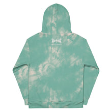Load image into Gallery viewer, Dragonfly Sacred Tie Dye Unisex Hoodie- Mint