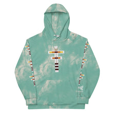 Load image into Gallery viewer, Dragonfly Fire Tie Dye Unisex Hoodie- Mint