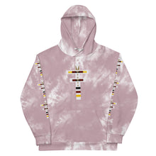 Load image into Gallery viewer, Dragonfly 4 Directions Tie Dye Unisex Hoodie- Cheyenne Pink