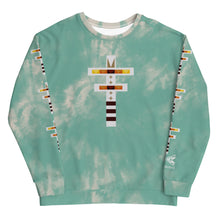 Load image into Gallery viewer, Dragonfly Fire Tie Dye Unisex Crew- Mint