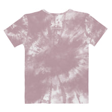 Load image into Gallery viewer, Dragonfly 4 Directions Tie Dye Women's Tee- Cheyenne Pink
