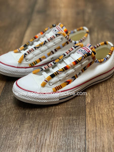 Custom Beaded Converse Shoes- Clara Style
