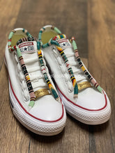 Load image into Gallery viewer, Beaded Converse Low Top W8/M6