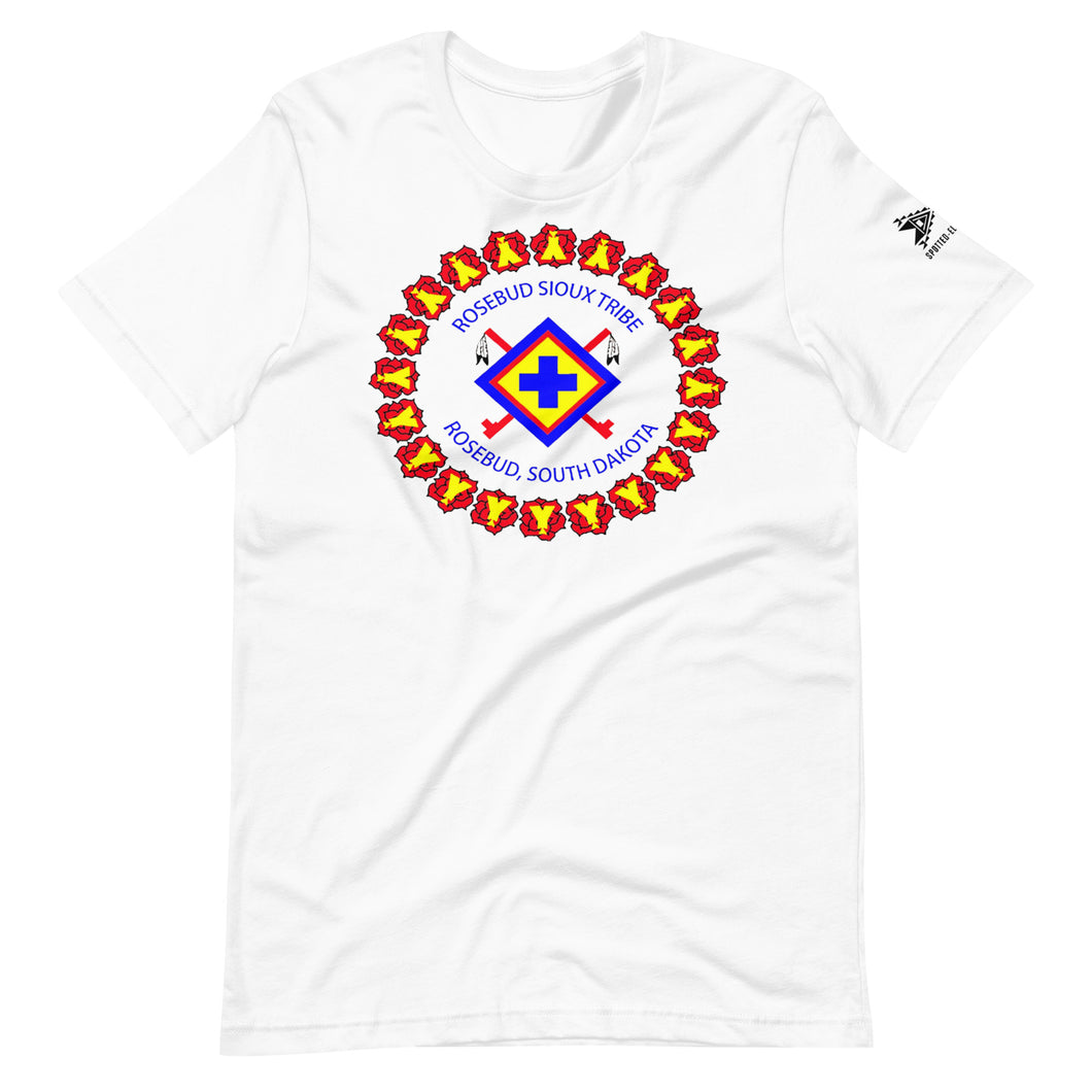 Rosebud Sioux Tribe White Unisex t-shirt