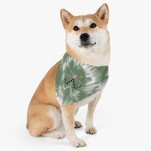 Load image into Gallery viewer, Sage Tie Dye Pet Bandana Collar