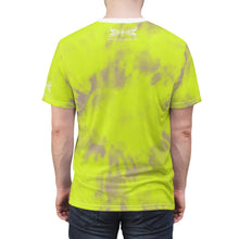 Load image into Gallery viewer, Neon Yellow Tie Dye Adult Tee