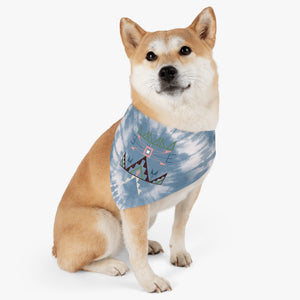 Sioux Blue Tie Dye Pet Bandana Collar