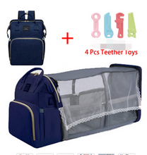 Load image into Gallery viewer, Folding Diaper Bag Lightweight Portable Folding Crib