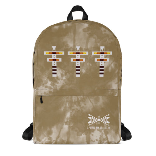Dragonfly Fire Tie Dye Backpack-Hide