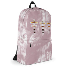 Load image into Gallery viewer, Dragonfly Fire Tie Dye Backpack- Cheyenne Pink