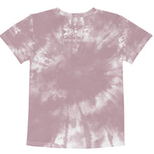 Load image into Gallery viewer, Dragonfly Fire Tie Dye Kids Crew Tee- Cheyenne Pink