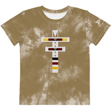 Load image into Gallery viewer, Dragonfly 4 Directions Tie Dye Kids Crew Tee- Hide