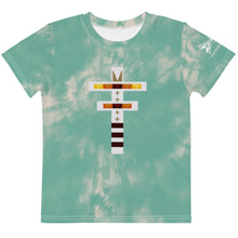 Load image into Gallery viewer, Dragonfly Fire Tie Dye Kids Tee- Mint