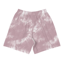 Load image into Gallery viewer, Dragonfly Fire Tie Dye Men&#39;s Athletic Long Shorts- Cheyenne Pink