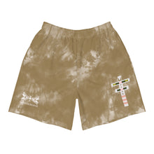 Load image into Gallery viewer, Dragonfly Power Tie Dye Men&#39;s Athletic Long Shorts- Hide
