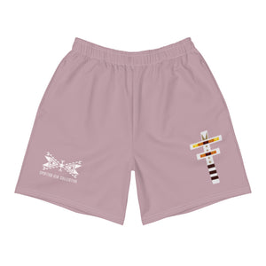 Dragonfly Pink Men's Athletic Long Shorts