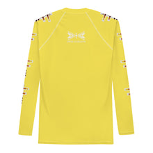 Load image into Gallery viewer, Dragonfly Fire Yellow Men&#39;s Rash Guard