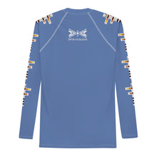 Load image into Gallery viewer, Dragonfly Sioux Blue Men&#39;s Rash Guard