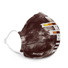 Load image into Gallery viewer, Dragonfly  Fire Dye Premium Face Mask- Maroon