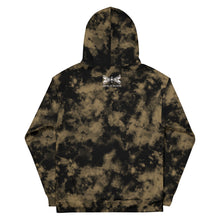 Load image into Gallery viewer, Dragonfly 4 Directions Tie Dye Unisex Hoodie- Black/Brown