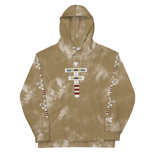 Dragonfly Sacred Tie Dye Unisex Hoodie- Hide