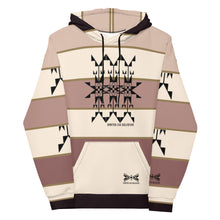 Load image into Gallery viewer, Chekpa Stripes Mauve Unisex Hoodie