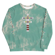 Load image into Gallery viewer, Dragonfly Sacred Tie Dye Unisex Crew- Mint
