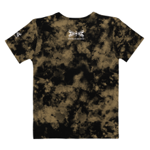 Load image into Gallery viewer, Dragonfly 4 Directions Tie Dye Women&#39;s Tee- Black/Brown