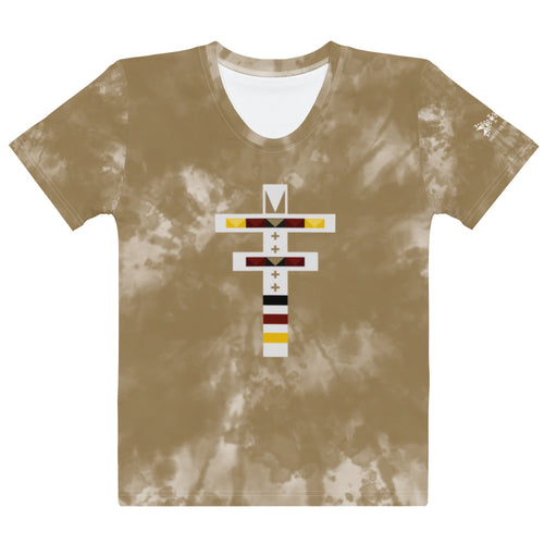 Dragonfly 4 Directions Tie Dye Women's Tee- Hide