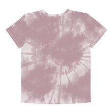 Load image into Gallery viewer, Youth Cheyenne Pink Tie Dye Crew Tee