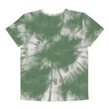 Load image into Gallery viewer, Youth Sage Tie Dye Crew Tee