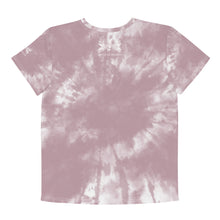 Load image into Gallery viewer, Dragonfly Fire Tie Dye Youth Tee-Cheyenne Pink