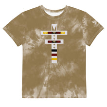 Load image into Gallery viewer, Dragonfly 4 Directions Tie Dye Youth Crew Tee- Hide