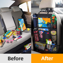 Load image into Gallery viewer, Car Backseat Organizer with Touch Screen Tablet Holder