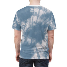 Load image into Gallery viewer, Lakota Spring Sioux Blue Tie Dye Adult Tee