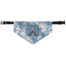 Load image into Gallery viewer, Sioux Blue Tie Dye Pet Bandana Collar
