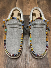 Load image into Gallery viewer, Custom Beaded Hey Dude Shoes