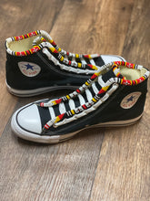 Load image into Gallery viewer, Custom Beaded Converse Hightop Shoes - Original Style