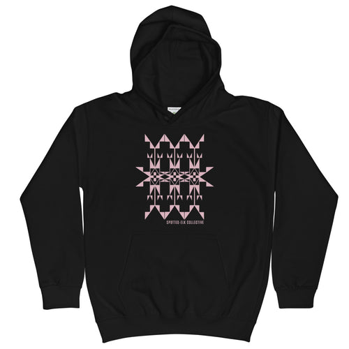 Chekpa Design Youth Hoodie -Pink